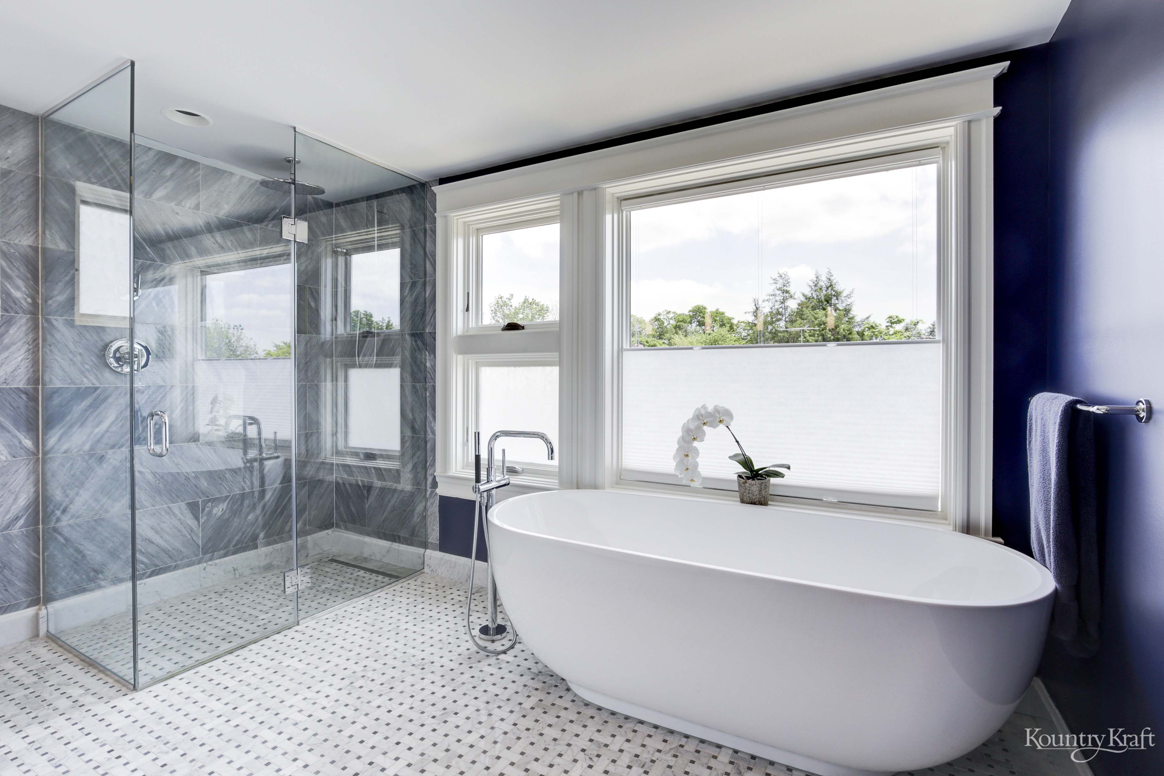 Custom Transitional Master Bath Vanity in Washington DC