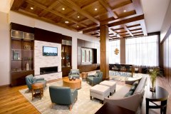 Business with Custom Cabinets in Lobby