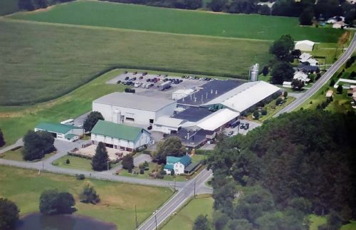 Aerial view of Kountry Kraft, Inc. and its surroundings in 2017