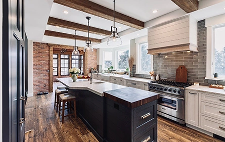 An equestrian style kitchen for a country loving family