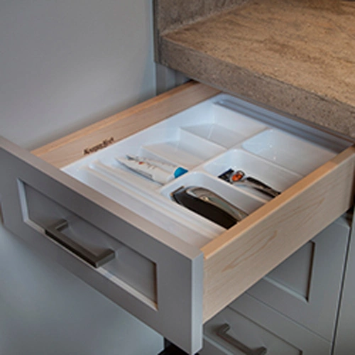 Must-have specialized pull-out drawer with custom slots