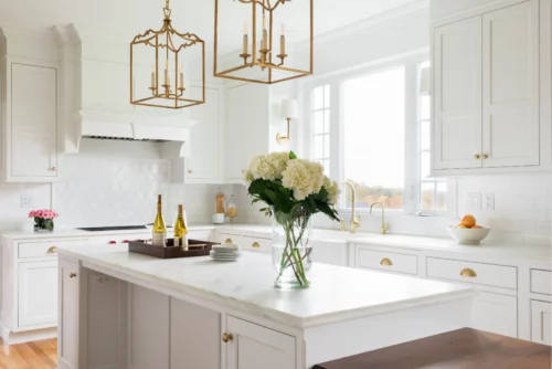 White Kitchen Cabinets New England