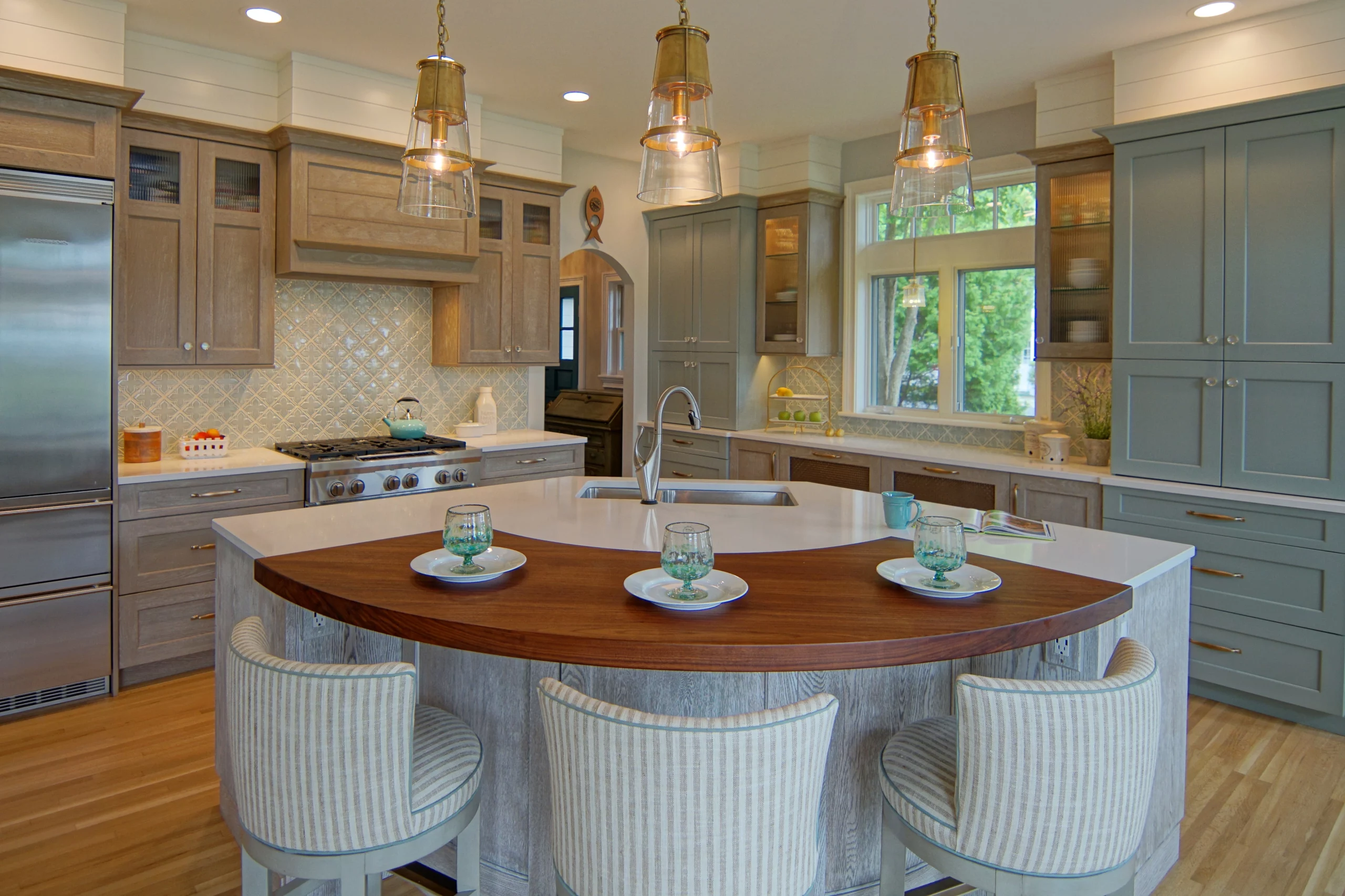 White Oak Kitchen Cabinets Cape Neddick, ME