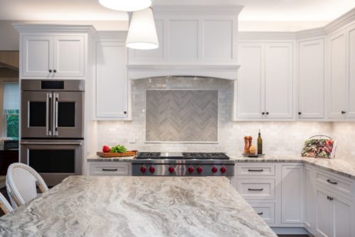 six burner stovetop for alpine transitional kitchen in new york