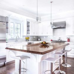 Alpine kitchen cabinets custom designed for a home located in Madison, New Jersey