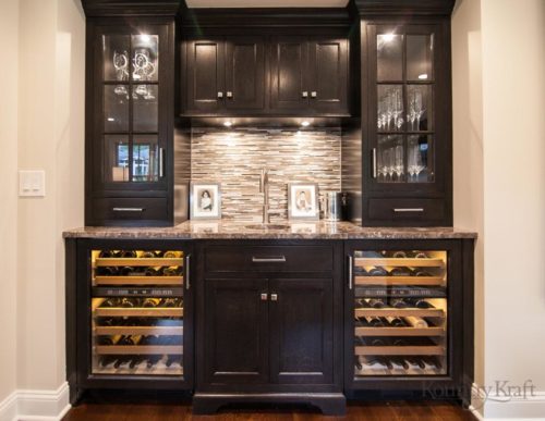 Custom Bar Home Entertainment Cabinetry