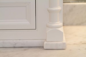 White Cabinets for a master bathroom in Ridgewood, NJ