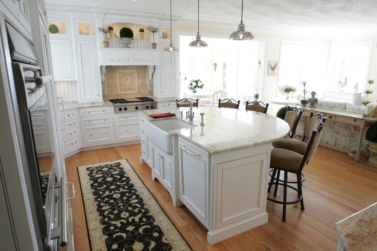 white rock painted cabinets in old saybrook, connecticut