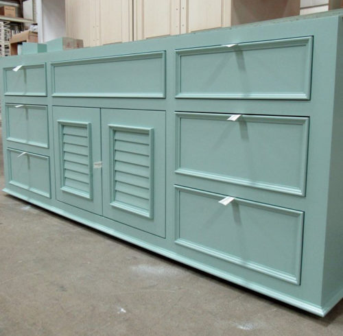 tiffany blue kitchen cabinet color