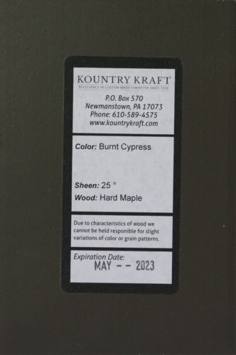 Burnt Cypress 25