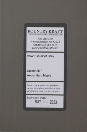 Gauntlet Gray 25
