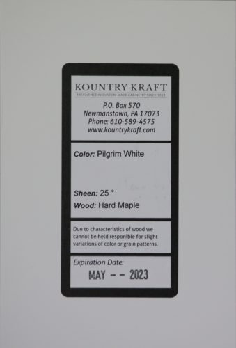 Pilgrim White 25