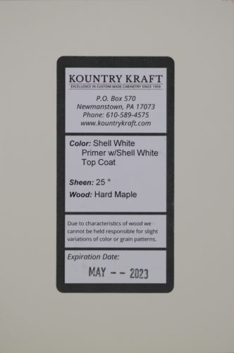 Shell White Primer with Shell White Topcoat 25