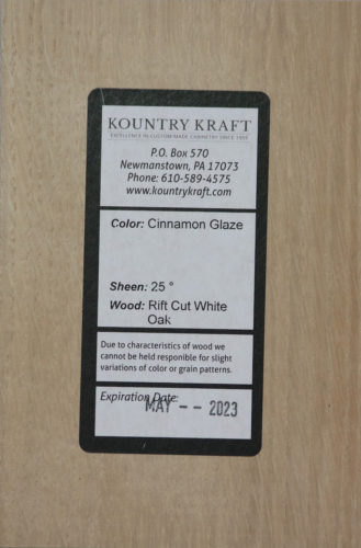 Cinnamon Glaze 25