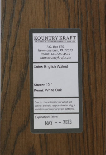 English Walnut 10 White Oak