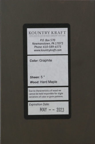 Graphite 5 Hard Maple