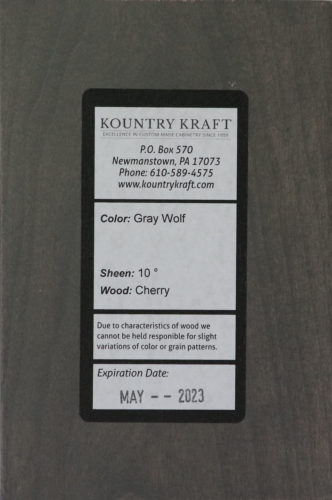Gray Wolf 10 Cherry