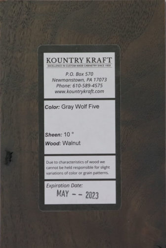 Gray Wolf Five 10 Walnut