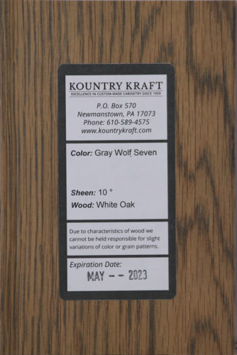 Gray Wolf Seven 10 White Oak
