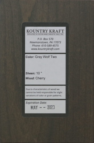 Gray Wolf Two 10 Cherry