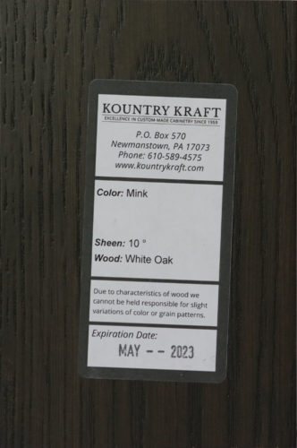Mink 10 White Oak