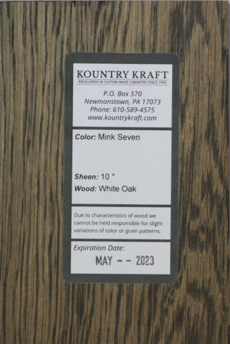 Mink Seven 10 White Oak