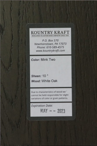 Mink Two 10 White Oak