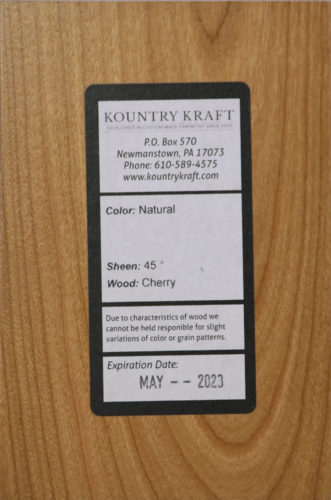 Natural 45 Cherry