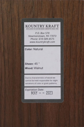 Natural 45 Walnut