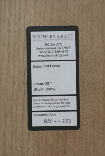 Oak Fence 25 Cherry