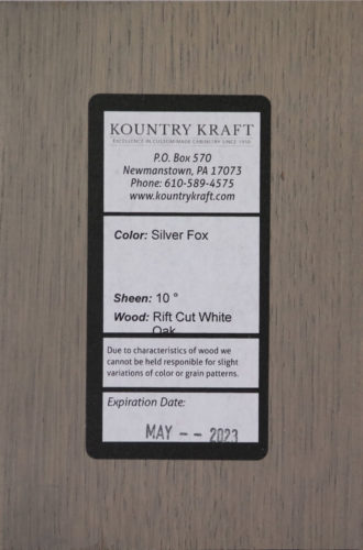 Silver Fox 10 Rift Cut White Oak