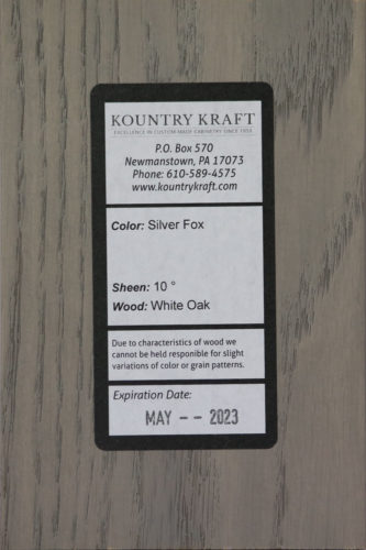Silver Fox 10 White Oak