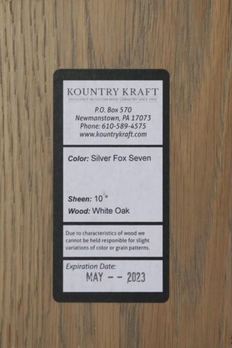 Silver Fox Seven 10 White Oak