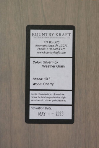 Silver Fox Weather Grain 10 Cherry