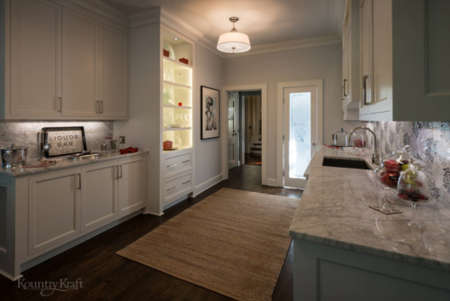 Custom Cabinetry in Laurel Hollow, NY in a white transitional design