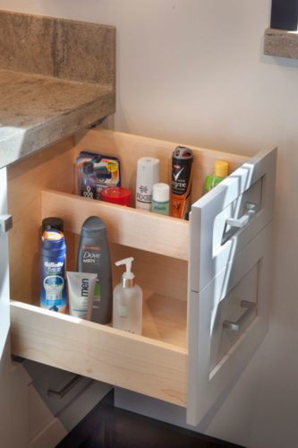 Custom Bathroom Cabinet Drawer Inserts