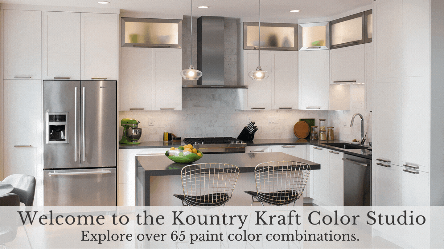 Kountry Kraft Color Studio lets you explore over 65 paint color combinations