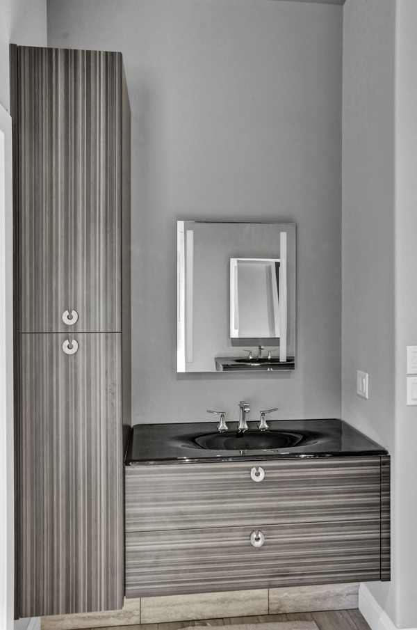 Current Bathroom Storage Trends Floating Vanities