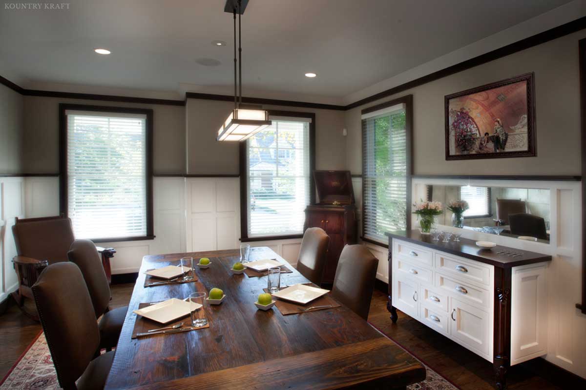 Dinning room with chairs, table, and cabinet Bethesda, MD