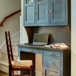 Chair and desk cabinets near staircase Short Hills, NJ