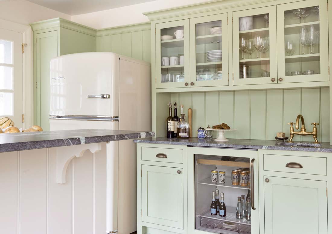 A Case for Green Kitchen Cabinets
