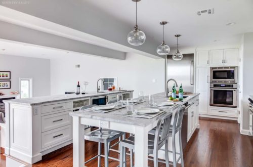 Kitchen island and counter each with built in outlet Madison, NJ