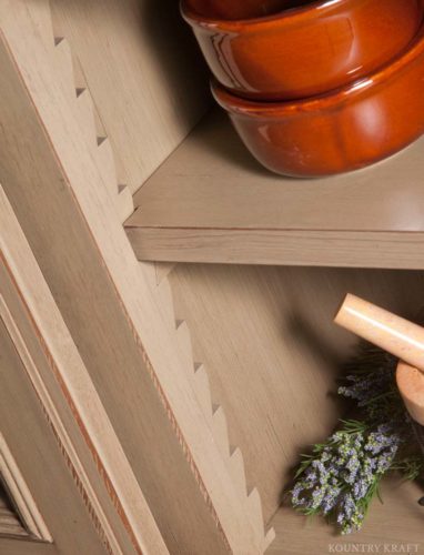 A Kitchen Island Featuring Shelves that are Easily Adjustable to Fit any Size Products or Dishware