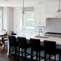 Hard maple kitchen with island, table, and chairs Madison, NJ