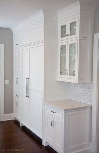 White hard maple cabinetry Madison, NJ