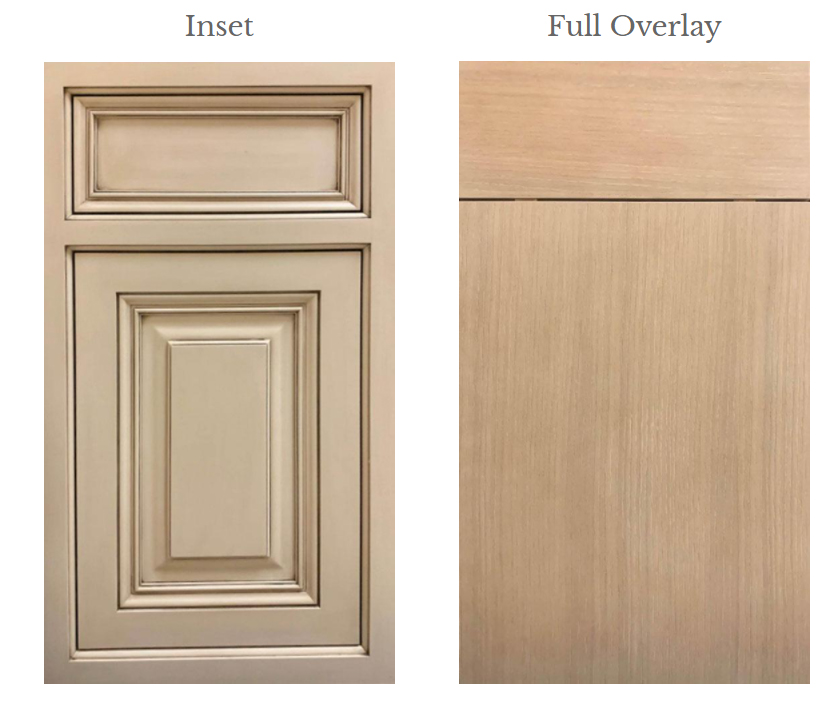 Inset and Full Overlay Cabinet Doors