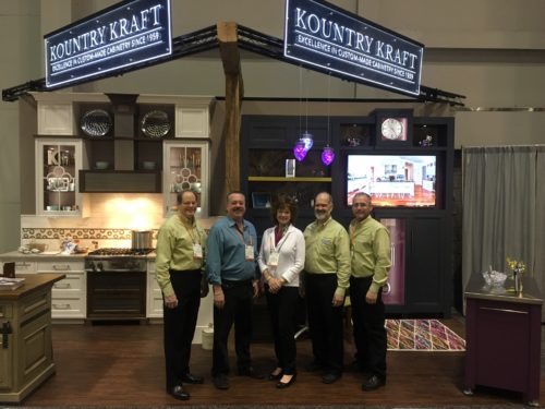 Kountry kraft attends kbis 2017 to show off their innovative designs