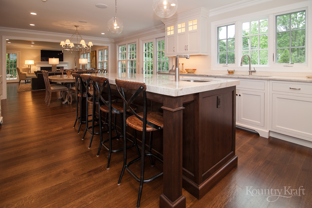 Custom Kitchen Island Cabinetry in New Jersey - Kountry Kraft