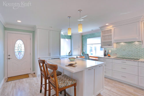 White Transitional Cabinets in Venice, Fl