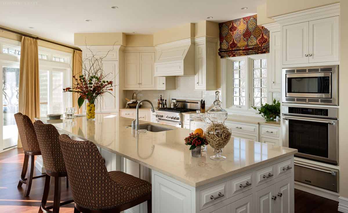 Kitchen cabinet, and island with three chairs and built in sink Cape Neddick, ME